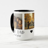 Bester Vater 3 Foto Collage Individuelle Name Tass Tasse (Vorderseite Links)
