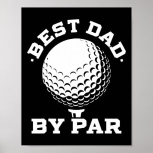 Bester Vater 4 Lustiger Vatertag Golf Vater Golf L Poster