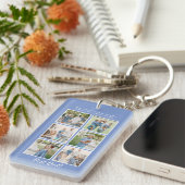 Bester Vater! 6 Fotos - Benutzerdefiniertes Meldun Schlüsselanhänger (Vorderseite rechts)