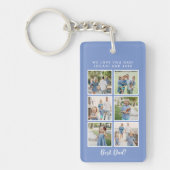 Bester Vater! 6 Fotos - Benutzerdefiniertes Meldun Schlüsselanhänger (Vorderseite)