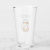 Bester Vater Alle besten Message Pint Beer Glas (Rückseite)