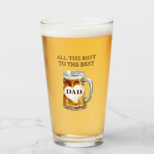 Bester Vater Alle besten Message Pint Beer Glas