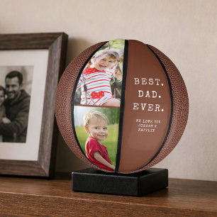 BESTER VATER ALLE ZEIT 2 Fotos Personalisiert Benu Mini Basketball