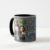 BESTER VATER ALLE ZEIT RETRO INDIVIDUELLE TASSE (Vorderseite Links)