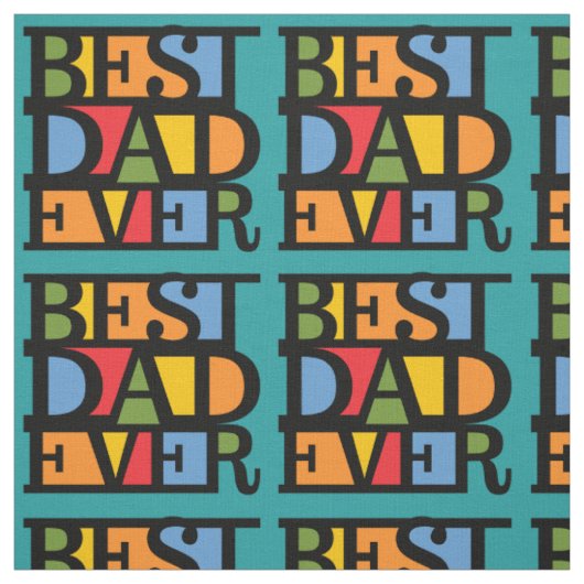BESTER VATER ALLE ZEITEN individuelles Stoffdesign Stoff (Muster)