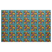 BESTER VATER ALLE ZEITEN individuelles Stoffdesign Stoff (Fat Quarter (45,7 x 55,9 cm))