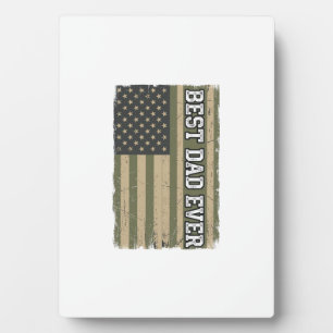 Bester Vater Aller Patrioten Flagge Vintage Vater Fotoplatte