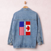 Bester Vater aller vier Jahre unter amerikanischer Jeansjacke (Hangar)