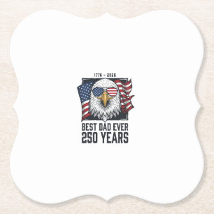 Bester Vater Aller Zeiten 250 Jahre Patriotischer  Untersetzer