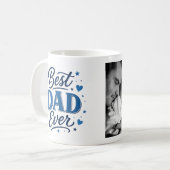 Bester Vater Aller Zeiten 3 Foto Kaffeetasse (Vorderseite Links)