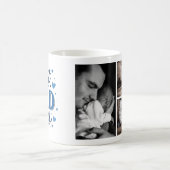 Bester Vater Aller Zeiten 3 Foto Kaffeetasse (Mittel)