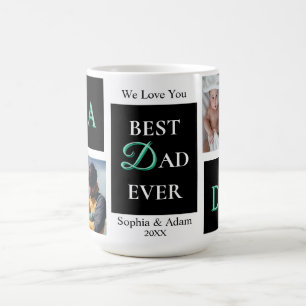 Bester Vater Aller Zeiten 4 Foto Personalisierte T Kaffeetasse