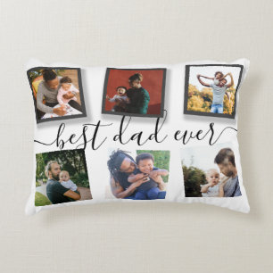 Bester Vater Aller Zeiten 6 Foto Instagram Collage Dekokissen