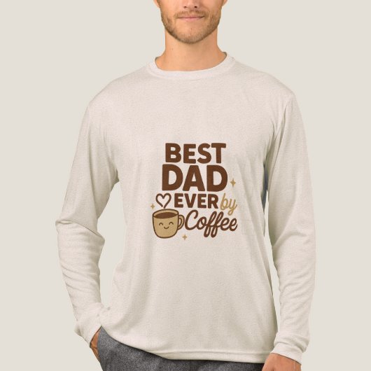 Bester Vater aller Zeiten, angetrieben durch den k Tri-Blend Shirt (Vorderseite)
