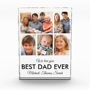 Bester Vater Aller Zeiten - Benutzerdefinierte Fot Fotoblock