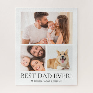 Bester Vater Aller Zeiten Benutzerdefinierte Fotos Puzzle
