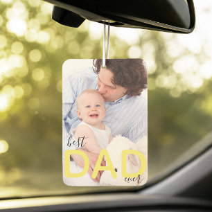 Bester Vater Aller Zeiten Benutzerdefiniertes Foto Autolufterfrischer