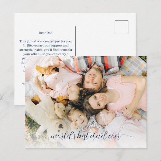 Bester Vater Aller Zeiten Bundle-Geschenkset Postkarte (Vorne/Hinten)
