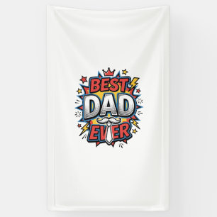 Bester Vater Aller Zeiten Comic Vintage Gravur Shi Banner
