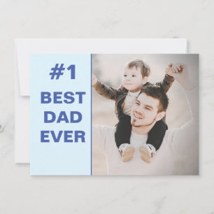 Bester Vater Aller Zeiten Flachkarte Mitteilungskarte