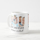 Bester Vater Aller Zeiten Foto Brief Kaffeetasse (Vorderseite Links)