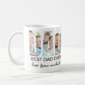 Bester Vater Aller Zeiten Foto Brief Kaffeetasse (Links)