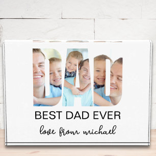 Bester Vater Aller Zeiten Foto Buchstabe Foto Bloc