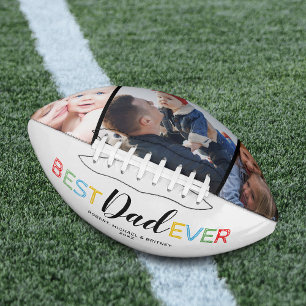Bester Vater Aller Zeiten Foto-Collage Football