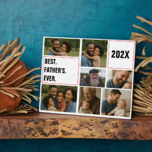 Bester Vater Aller Zeiten Foto-Collage und benutze Fotoplatte