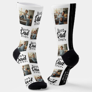 Bester Vater aller Zeiten Foto-Collage Vatertag Socken