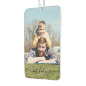 Bester Vater Aller Zeiten Foto-Duftspender Autolufterfrischer (Links)