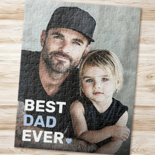 Bester Vater aller Zeiten Foto Herz Vatertag Puzzle
