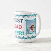Bester Vater Aller Zeiten Foto Kaffeetasse (VorderseiteRechts)