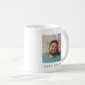 Bester Vater Aller Zeiten Foto Personalized Kaffeetasse (VorderseiteRechts)