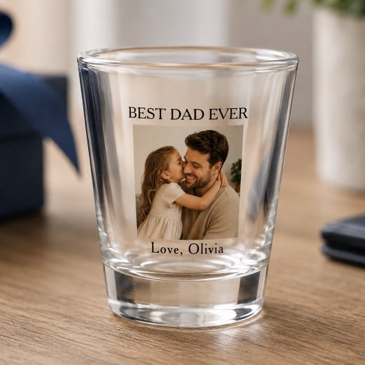 Bester Vater Aller Zeiten Foto Schnapsglas
