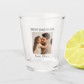 Bester Vater Aller Zeiten Foto Schnapsglas (Vorderseite)