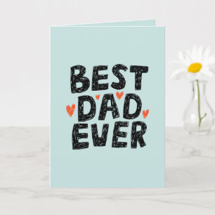 Bester Vater Aller Zeiten Foto Vater-Tag Karte