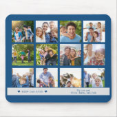 Bester Vater aller Zeiten Fotocollage Mousepad (Vorne)