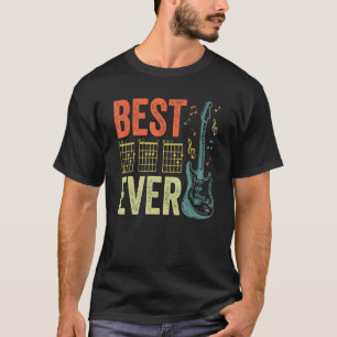 Bester Vater Aller Zeiten Gitarrenmusik Akkord Bek T-Shirt