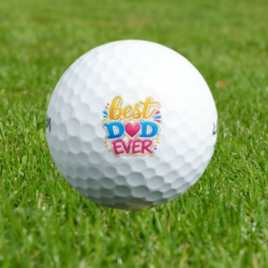 Bester Vater Aller Zeiten Golfball