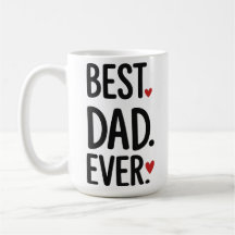 Bester Vater Aller Zeiten Herz Modernes Vatertags-