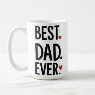 Bester Vater Aller Zeiten Herz Modernes Vatertags- Kaffeetasse