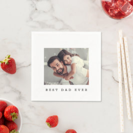 Bester Vater Aller Zeiten Individuelles Foto Perso Serviette