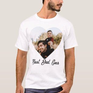 Bester Vater Aller Zeiten Individuelles Foto Vater T-Shirt