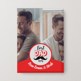 Bester Vater aller Zeiten - individuelles Geschenk Button