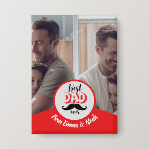 Bester Vater aller Zeiten - individuelles Geschenk Button