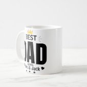 Bester Vater Aller Zeiten Kaffeetasse (Vorderseite Links)