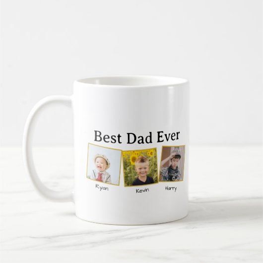 Bester Vater Aller Zeiten Kaffeetasse (Links)
