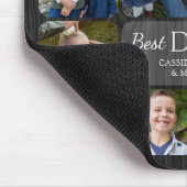 Bester Vater Aller Zeiten Kinder Foto Collage Mousepad (Ecke)