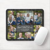 Bester Vater Aller Zeiten Kinder Foto Collage Mousepad (Mit Mouse)